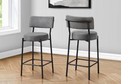 Set of 2; Monarch Specialties Counter Height Bar Stools