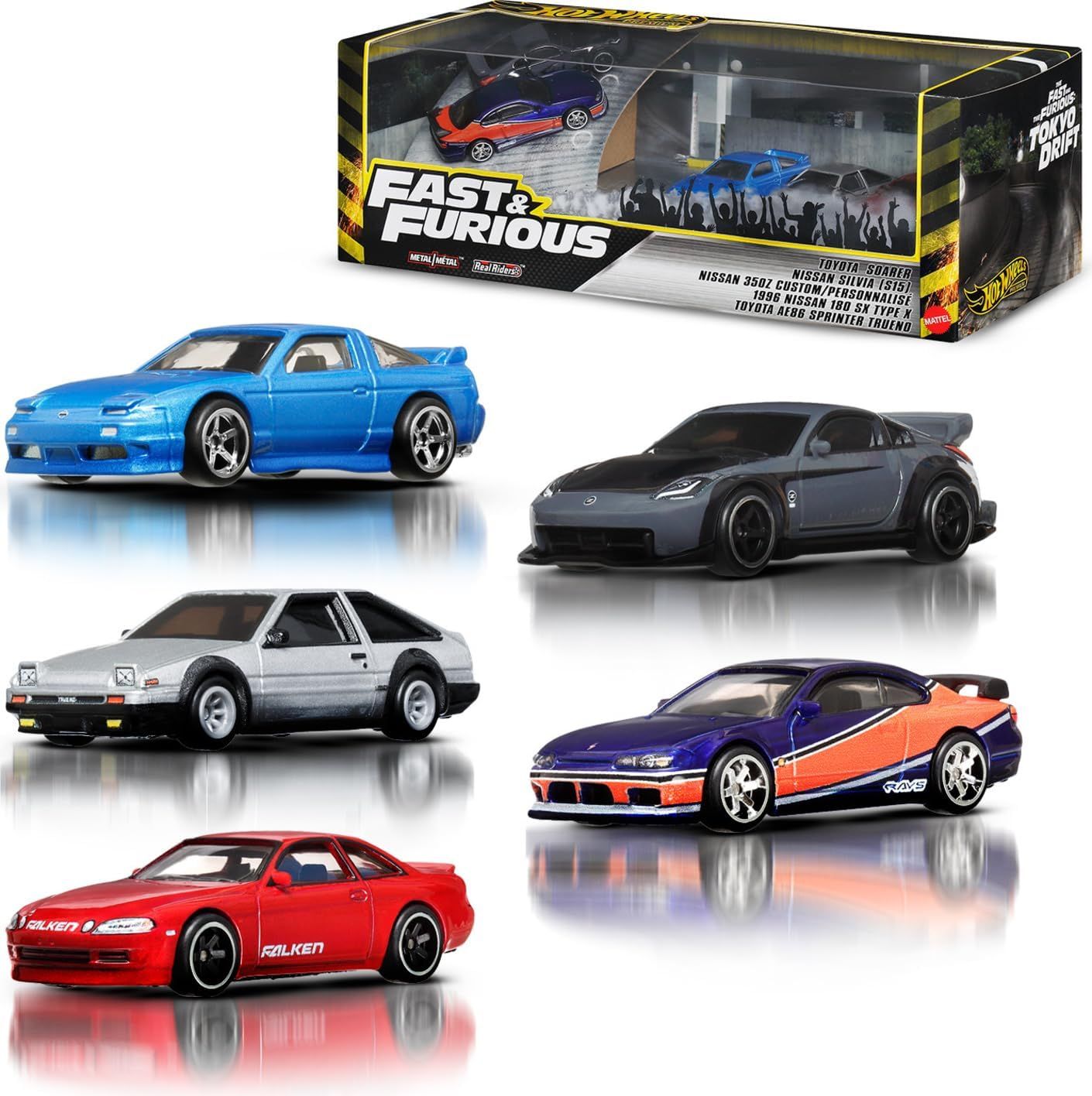 Hot Wheels Premium Fast &amp; Furious Tokyo Drift Bundle