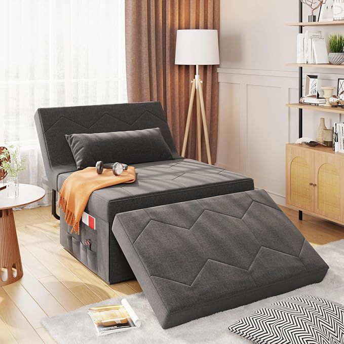 FiveWillowise 4 in 1 Sleeper Chair