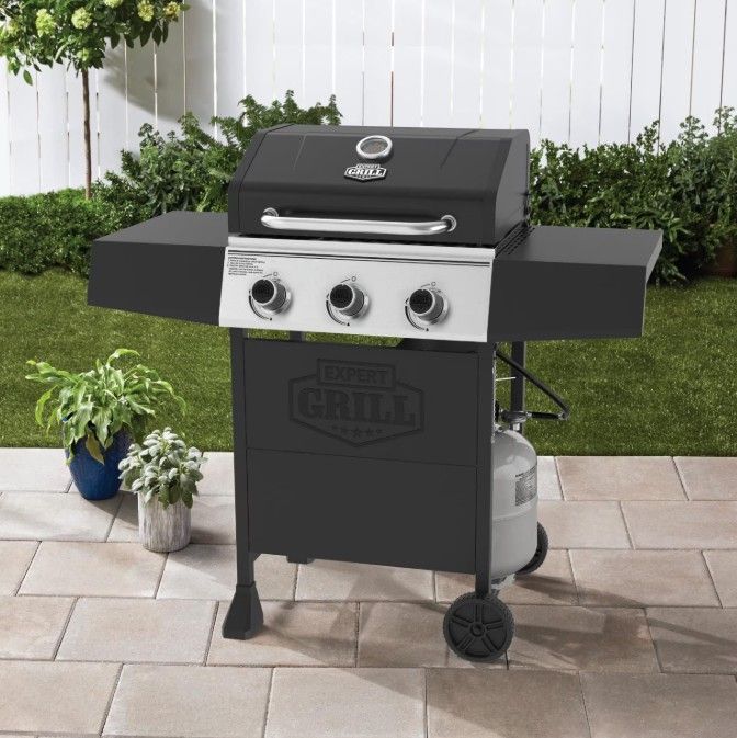 Expert Grill 3 Burner Propane Gas BBQ Grill