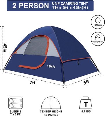 UNP 2-Person Camping Tent