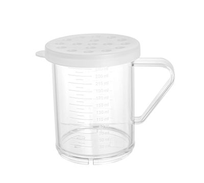 10 Oz Clear Polycarbonate Dredge Spice Shaker