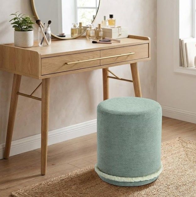 Get Set Style Furniture Cirque Skirted Ottoman