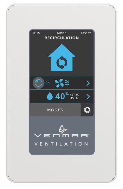 Venmar Virtuo Air Exchanger Advanced Touchscreen Controller