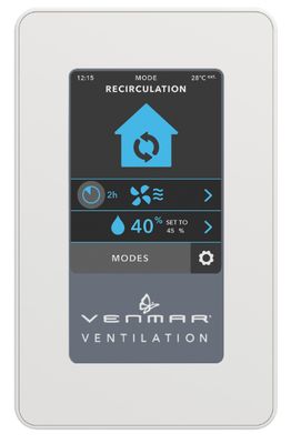 Venmar Virtuo Air Exchanger Advanced Touchscreen Controller