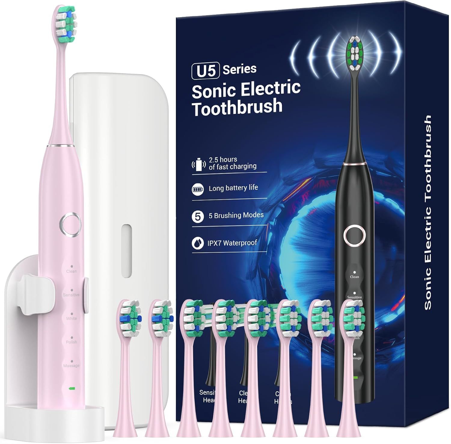 MISSCOZY Reachargeable Electric Toothbrush