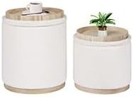 B FSOBEIIALEO Storage Ottoman Cube Set