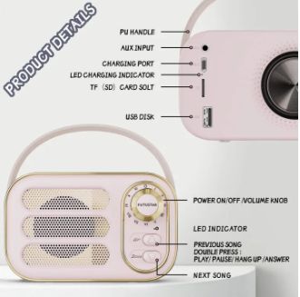 Futustar DW13 Portable Wireless Speaker