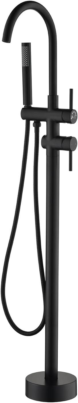 OKEMNTOP Freestanding Bathtub Faucet Floor Mount Tub Filler
