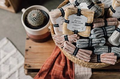 Danica Heirloom  Shadow Knit Dishcloths Set of 2