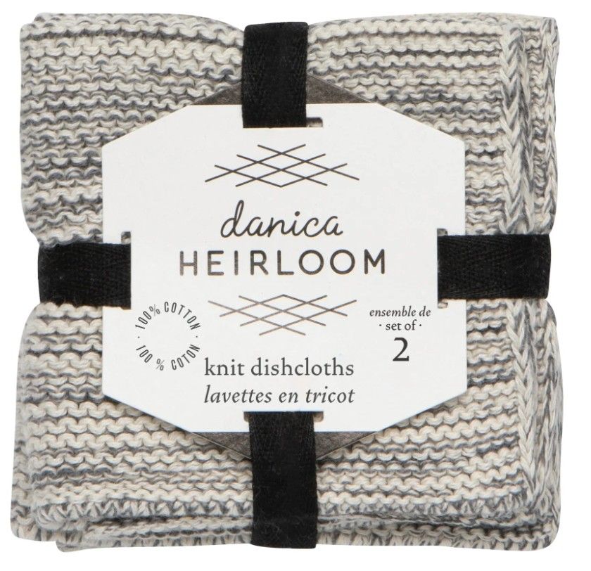 Danica Heirloom  Shadow Knit Dishcloths Set of 2