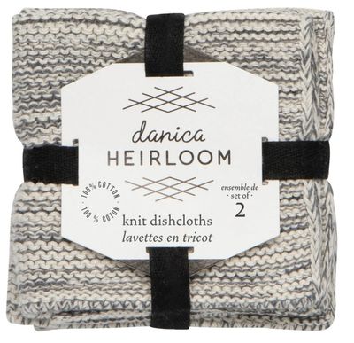 Danica Heirloom  Shadow Knit Dishcloths Set of 2