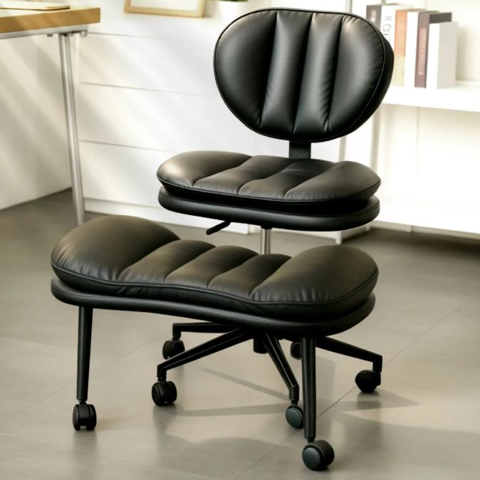 HOMRELEXA Cross Legged Office Chair