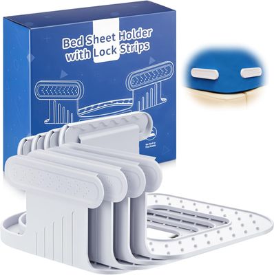 AUKCLAX Bed Sheet Holder with Lock Strips