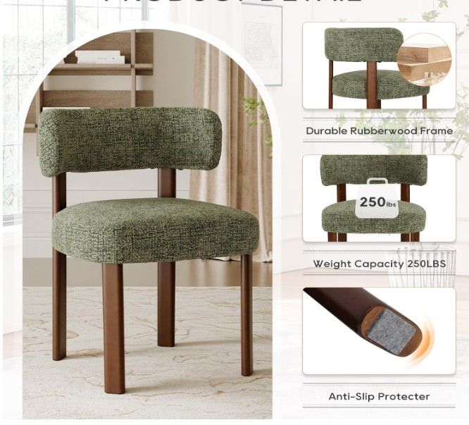 COLAMY Mid-Century Modern Sherpa Chair