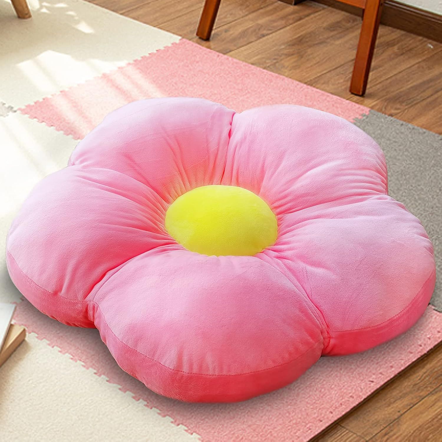 Flower Shaped Floor Seating Cushion 20" x 20"