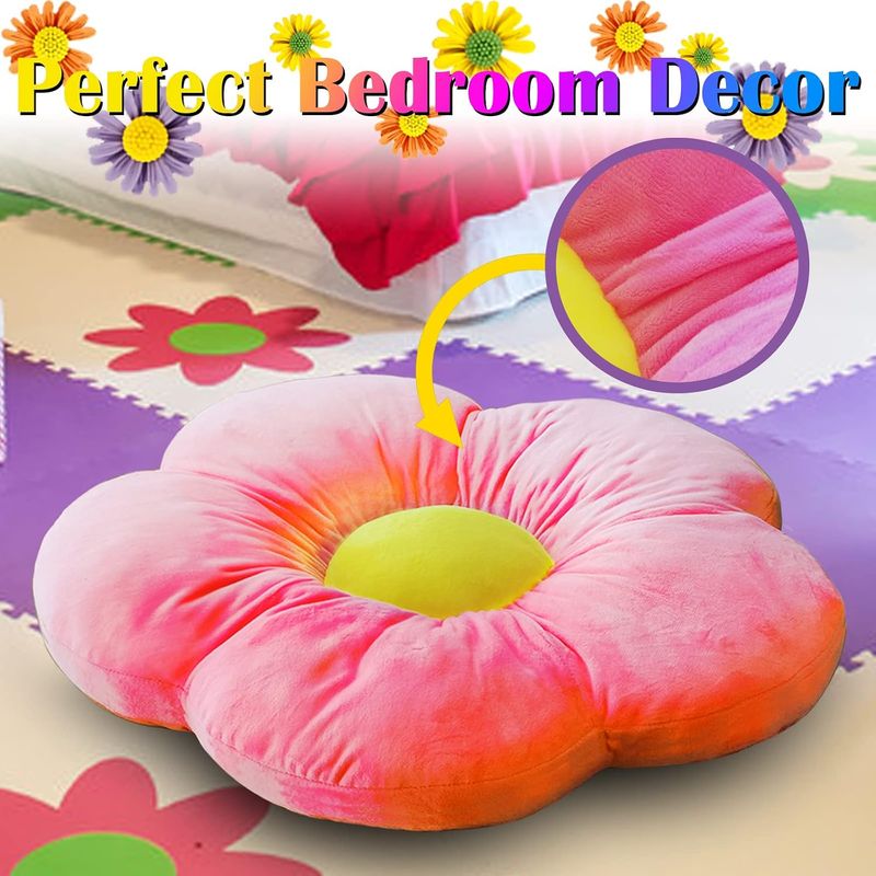 Flower Shaped Floor Seating Cushion 20" x 20"