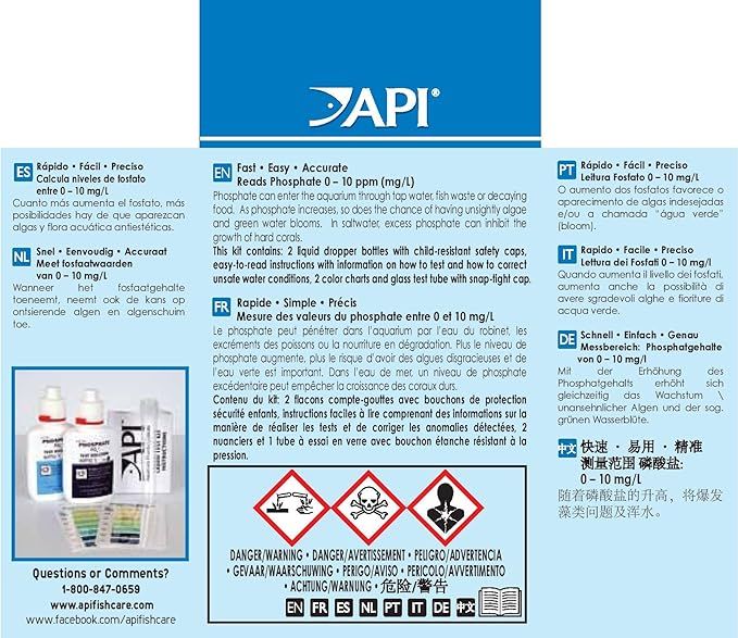 API Saltwater and Aquarium Phosphate Test Kit