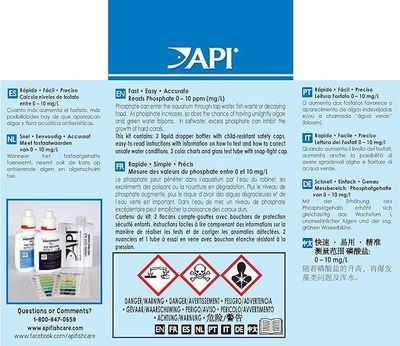 API Saltwater and Aquarium Phosphate Test Kit