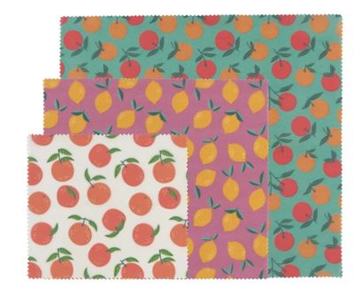 Ecologie Danica Citrus Beeswax Wrap Set of 3