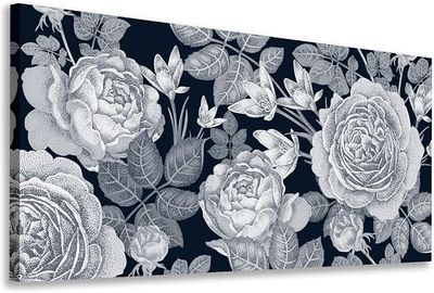 yearainn Floral Canvas Wall Art, 28"x59"