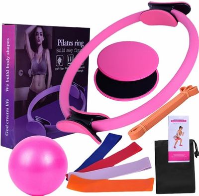 Irfora Pilates Ring and Ball Set