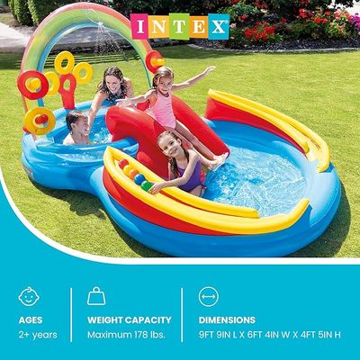 Intex Rainbow Ring Inflatable Play Center