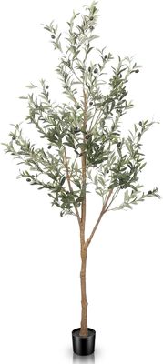 LYERSE 6ft Artificial Olive Tree Plant