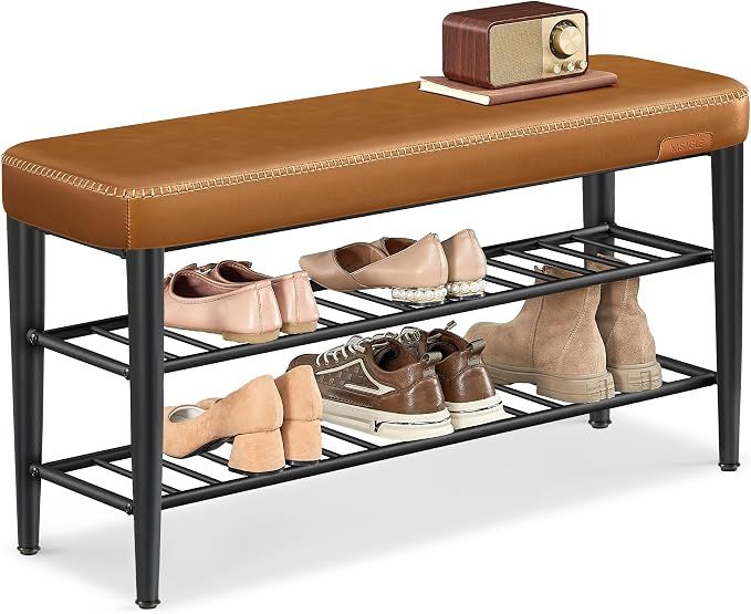 VASAGLE EKHO Collection Shoe Rack Storage Bench