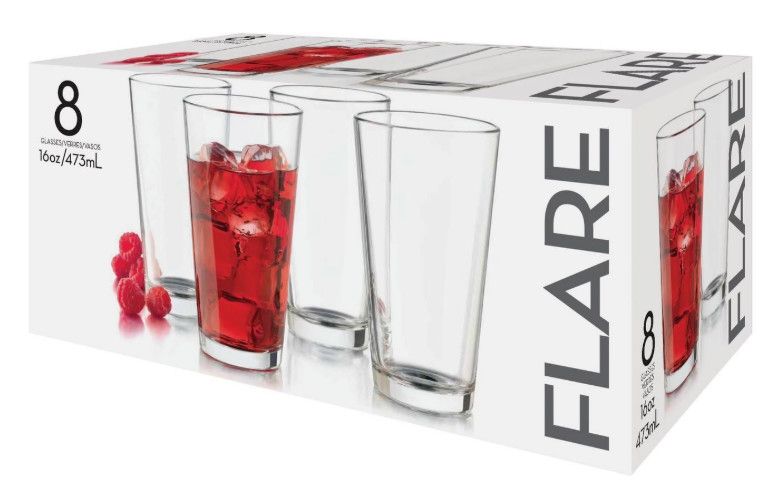 Libby Flare Glass Set /8