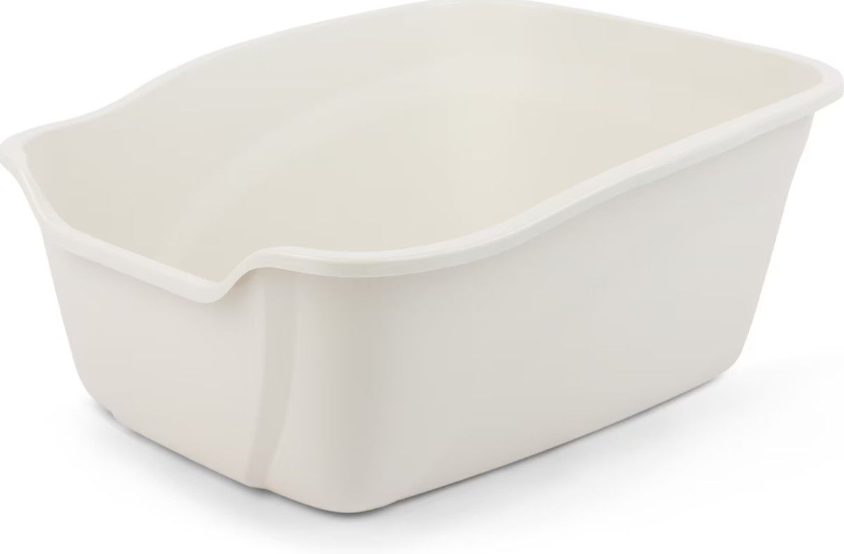Van Ness High Sides Cat Litter Box, White, Giant