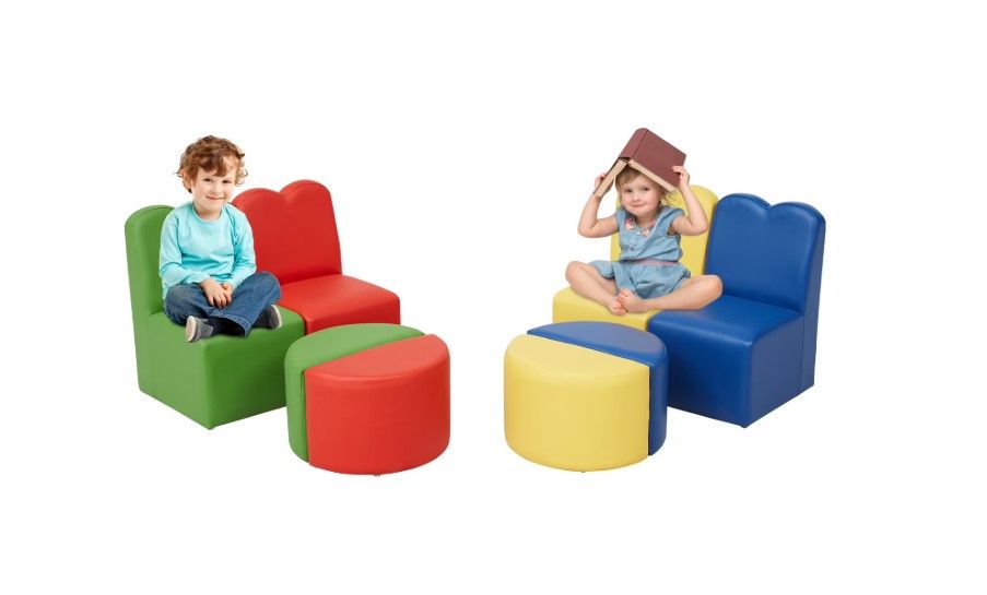 Kinbor 8Pcs Toddler Sofa Couch
