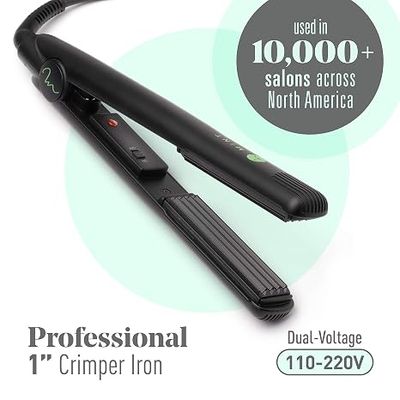 MINT Pro Series 1 Inch Ceramic Micro Hair Crimper Iron
