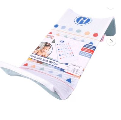 Hopscotch Lane Reversible Bath Wedge - White &amp; Green