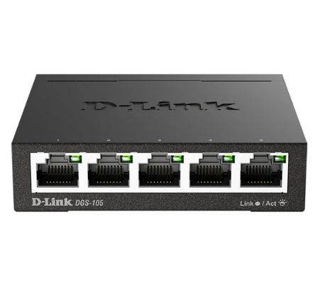 D-Link 5-Port Unmanaged Gigabit Metal Desktop Switch