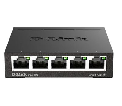 D-Link 5-Port Unmanaged Gigabit Metal Desktop Switch