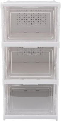 Clear Plastic Stackable Shoe Organizer