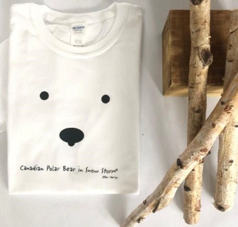 Canadian Polar Bear in a Snowstorm T-Shirt