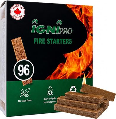 Ignipro Fire Starters for Campfires, 96ct