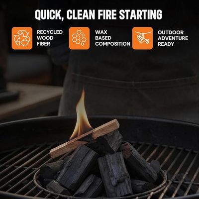 Ignipro Fire Starters for Campfires, 96ct