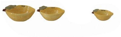 Lemon Shaped Measuring Cups (Set of 3 Sizes)