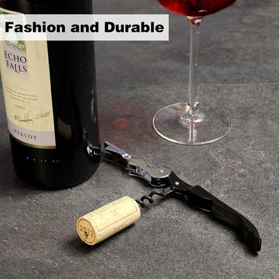 Wine Opener, Waiter Corkscrew Wine Bottle Opener, Black