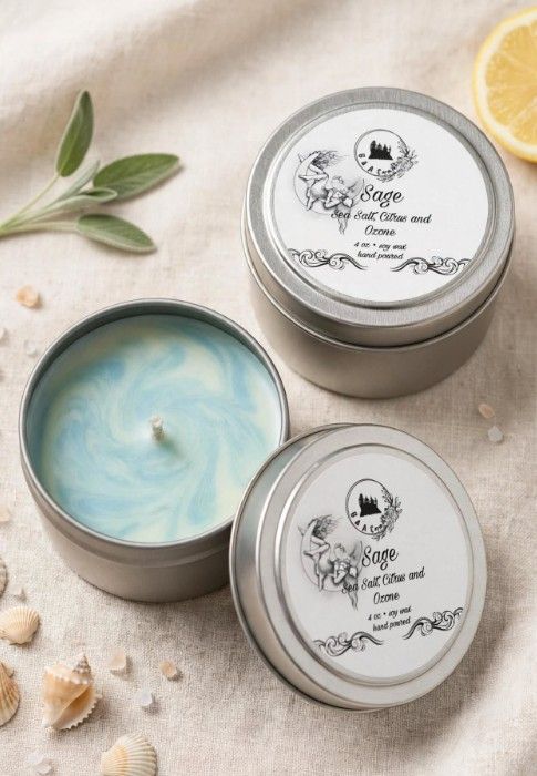 Arcane Society; Sage 4oz Soy Candle
