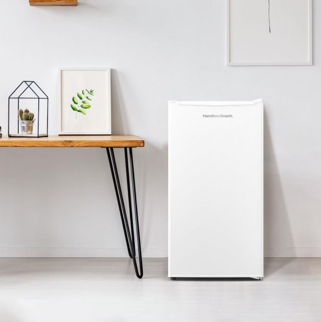 Hamilton Beach 3.3 Cu.Ft Mini Fridge, White