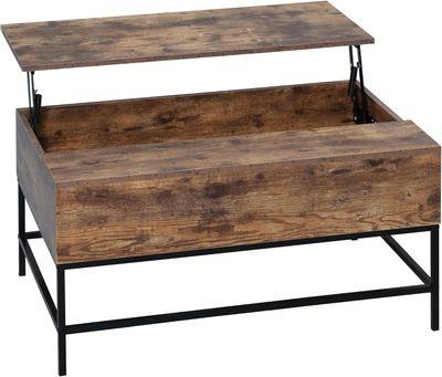 HOMCOM Lift Top Coffee Table