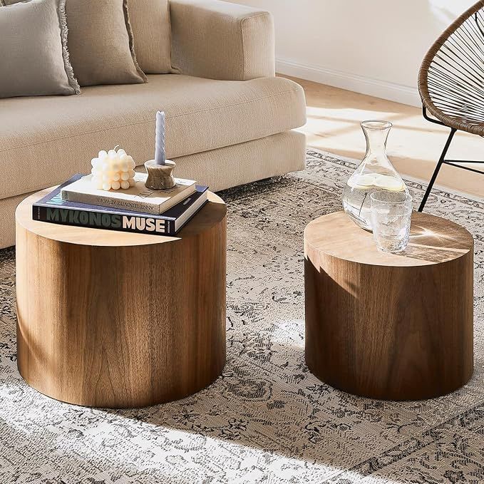*Imperfect* Kevinplus Modern Mid-Century Small Coffee Table Set