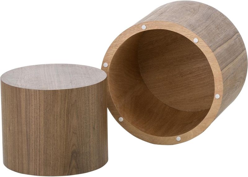 *Imperfect* Kevinplus Modern Mid-Century Small Coffee Table Set