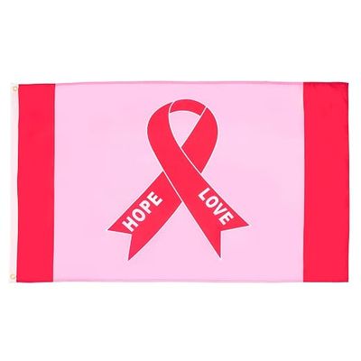 AZ FLAG Pink Ribbon Breast Cancer Flag 90x60 cm