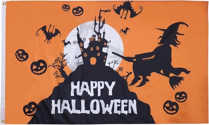 AZ FLAG Halloween Orange Flag 90x60 cm