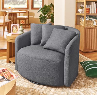 Beautiful Drew Chair by Drew Barrymore, Charcoal